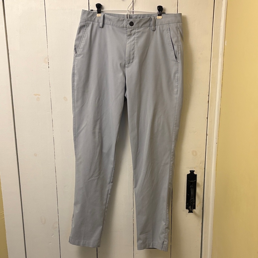 Men's Light Gray Stretch Puma pants W33 L33